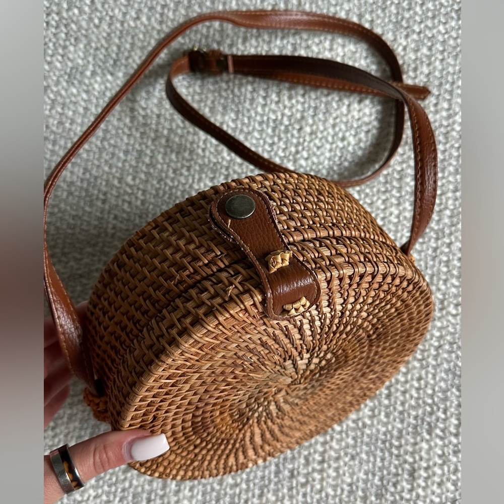 Round beach bag